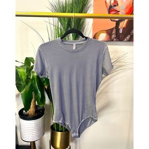 Free People Intimately Short Sleeve Bodysuit - Size XS